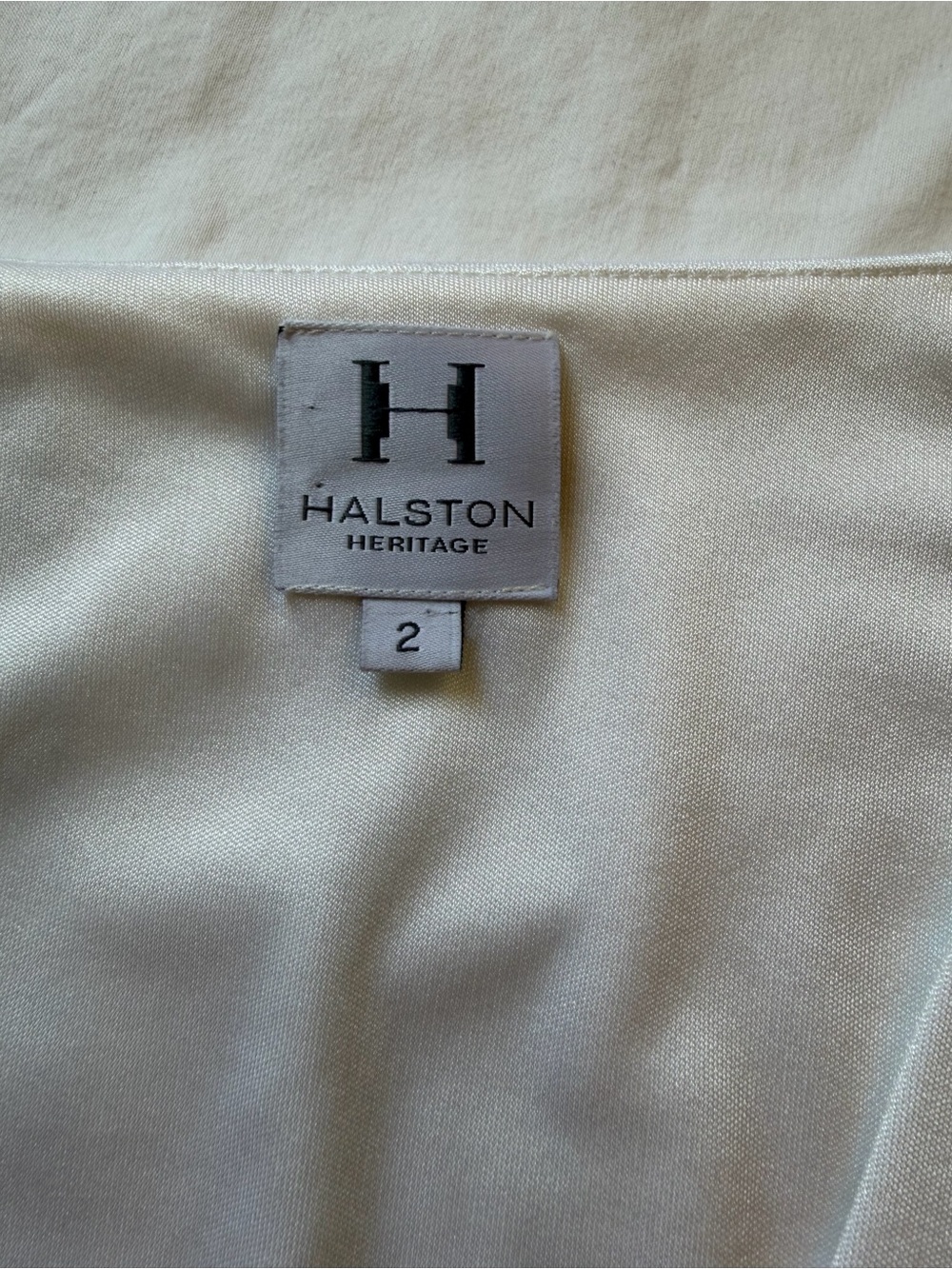 Halston Heritage White Carrie Bradshaw Dress Size 2 - Picture 4 of 12